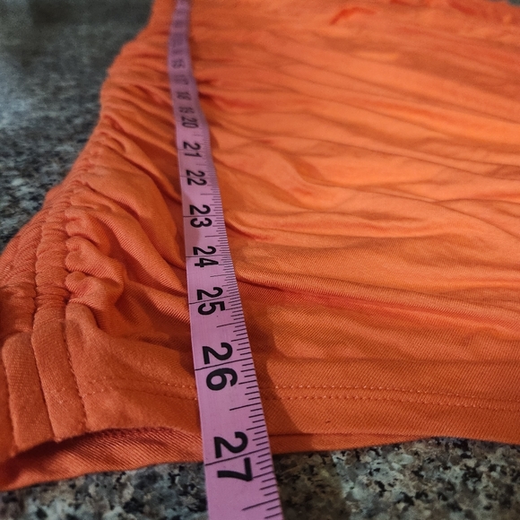 A New Day Rouched Orange Dress - Picture 7 of 7